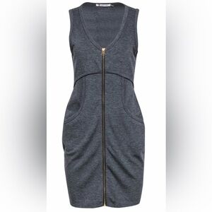 T by Alexander Wang EXCELLENT condition size S fitted gray dress.